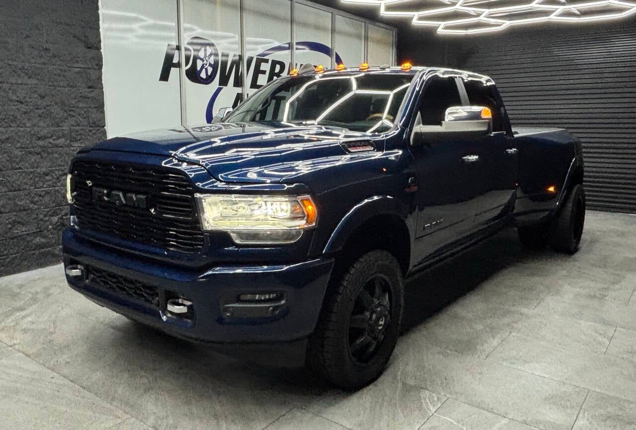 2020 RAM 3500 Laramie Longhorn 4x4 4dr Crew Cab 8 ft. LB DRW Pickup